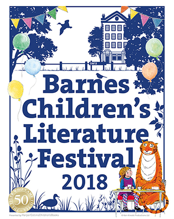 Barnes Children's Literature Festival 2018 poster
